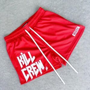 Kill Crew Red Athletic Shorts